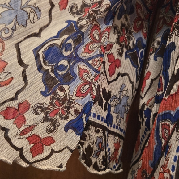 Style & Co BEAUTIFUL sheer layering tunic szM - Picture 5 of 7